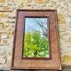 Vintage mirror, bamboo, caning and rattan, circa 1960s