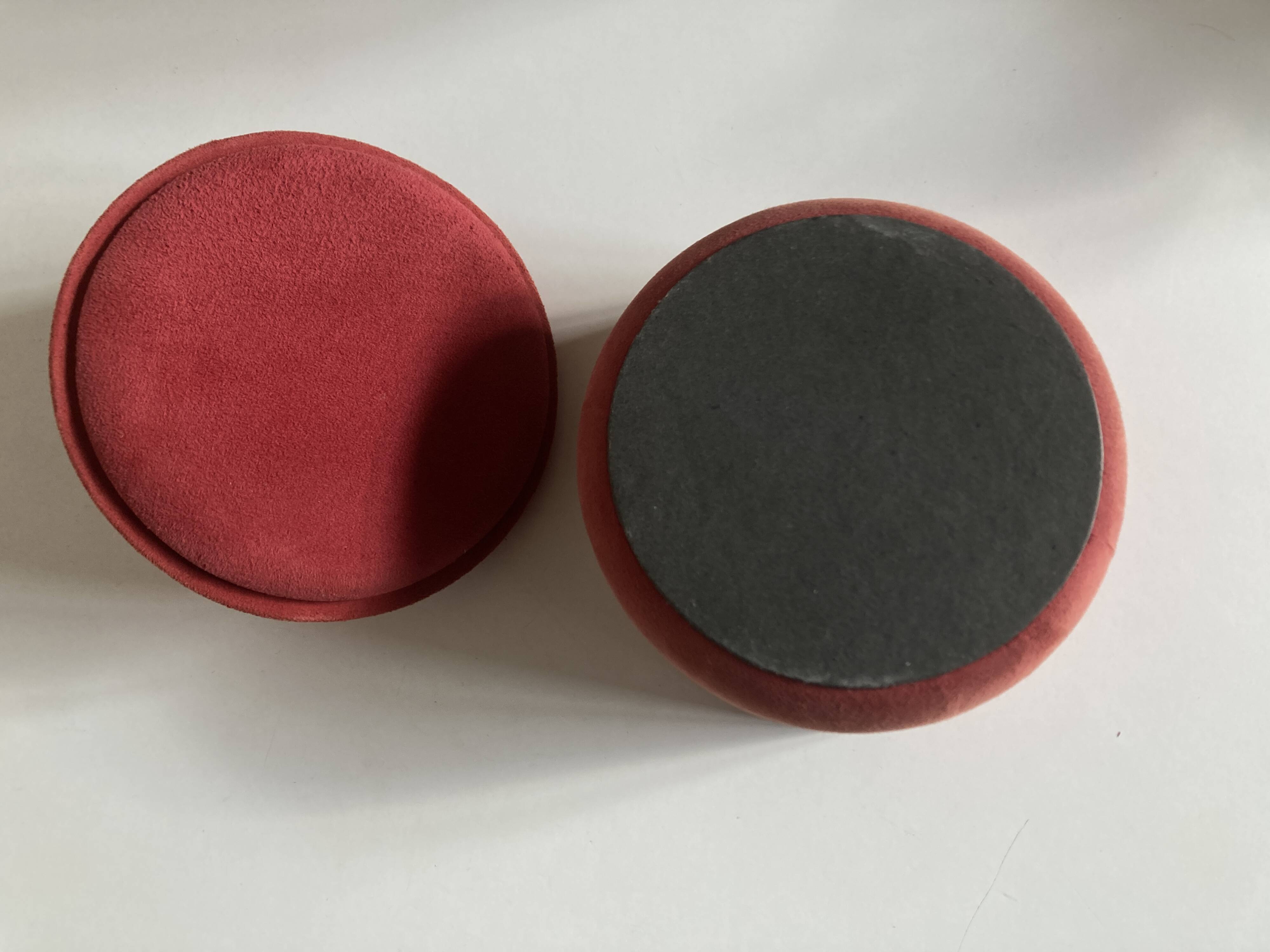 Space Age 1960 box in suede calfskin