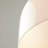 Space Age White Pendant Lamp from Guzzini, 1960s