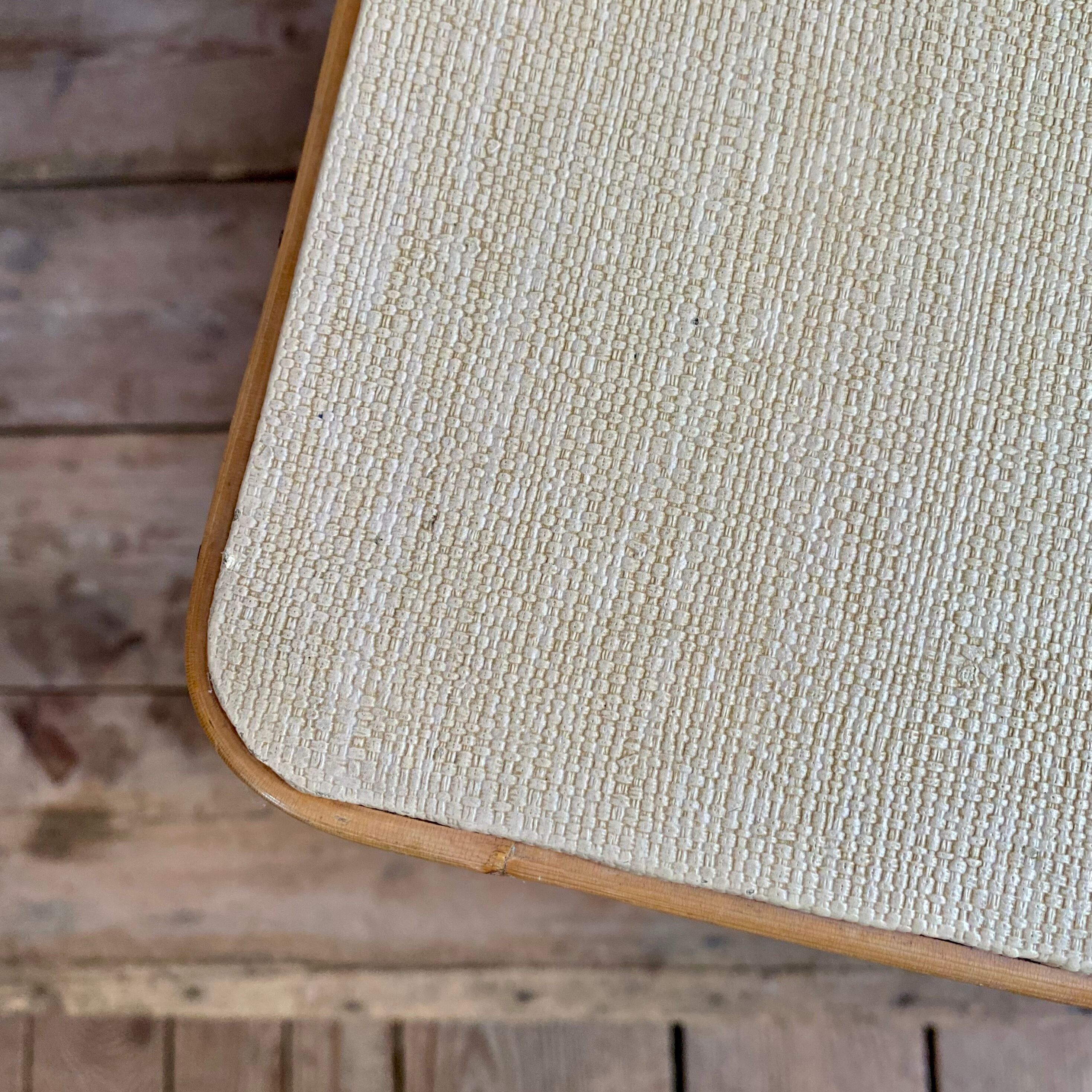 Vintage rattan coffee table