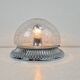 Vintage Ceiling Lamp in Chrome Glass from Hillebrand Lighting, 1960s