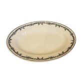 Plat ovale " Lauriers" Moulin des loups et hamage