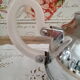Vintage English teapot in chromed metal and bakelite "Denlagh Products"