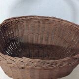 Antique Wicker Basket with Vintage Handle