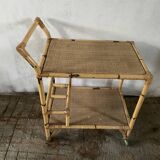 Rattan service on wheels