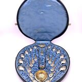 Napoleon III 19th Century Silver Vermeil Tea Set