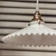 Suspension en opaline blanche 