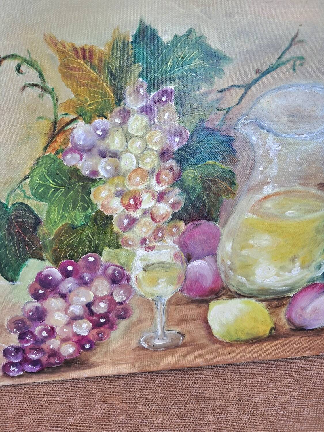 Tableau nature morte toile
