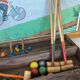 Old living room croquet game