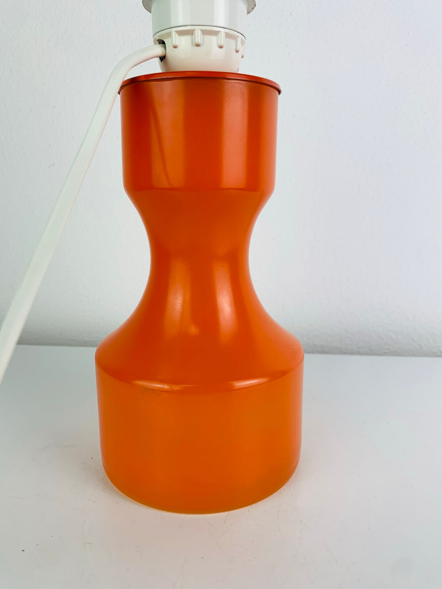 Lampe 70’s opaline orange vintage