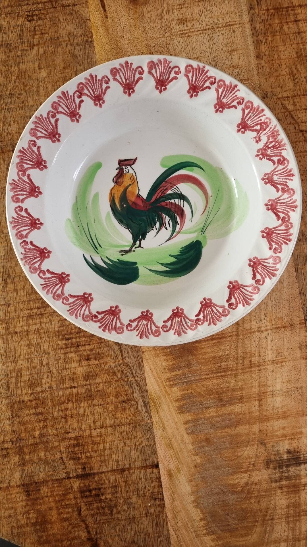 Ceramic plate Moulin des Loups