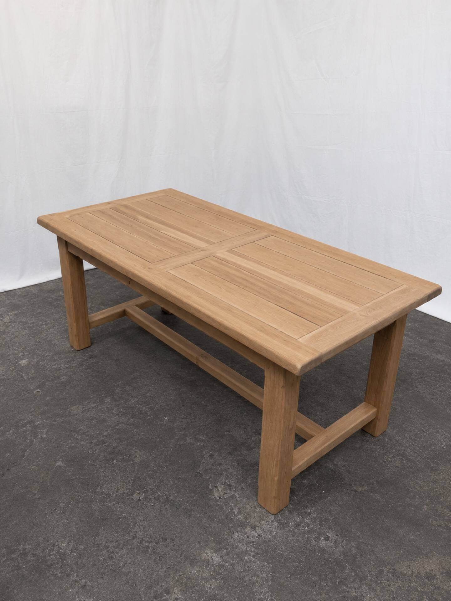 Table de ferme en chêne massif