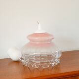 Suspension in opaline, Rose Tie & Dye, 1960