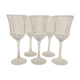 Set of 5 vintage walking glasses