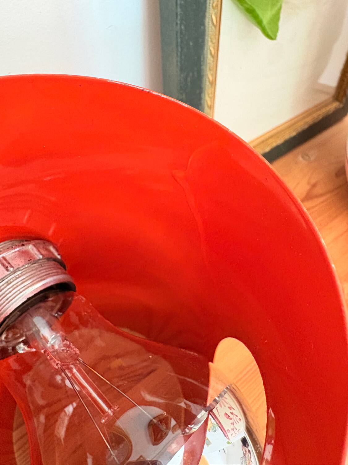 Vintage Triple UFO Orange Wall Light – Oxar 70s