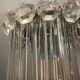 Italian Murano glass trilobi light pendant, 1960s