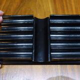 Old pen holder in black wood