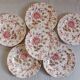 Lot 6 dessert plates Johnson Brothers Rose Chintz series