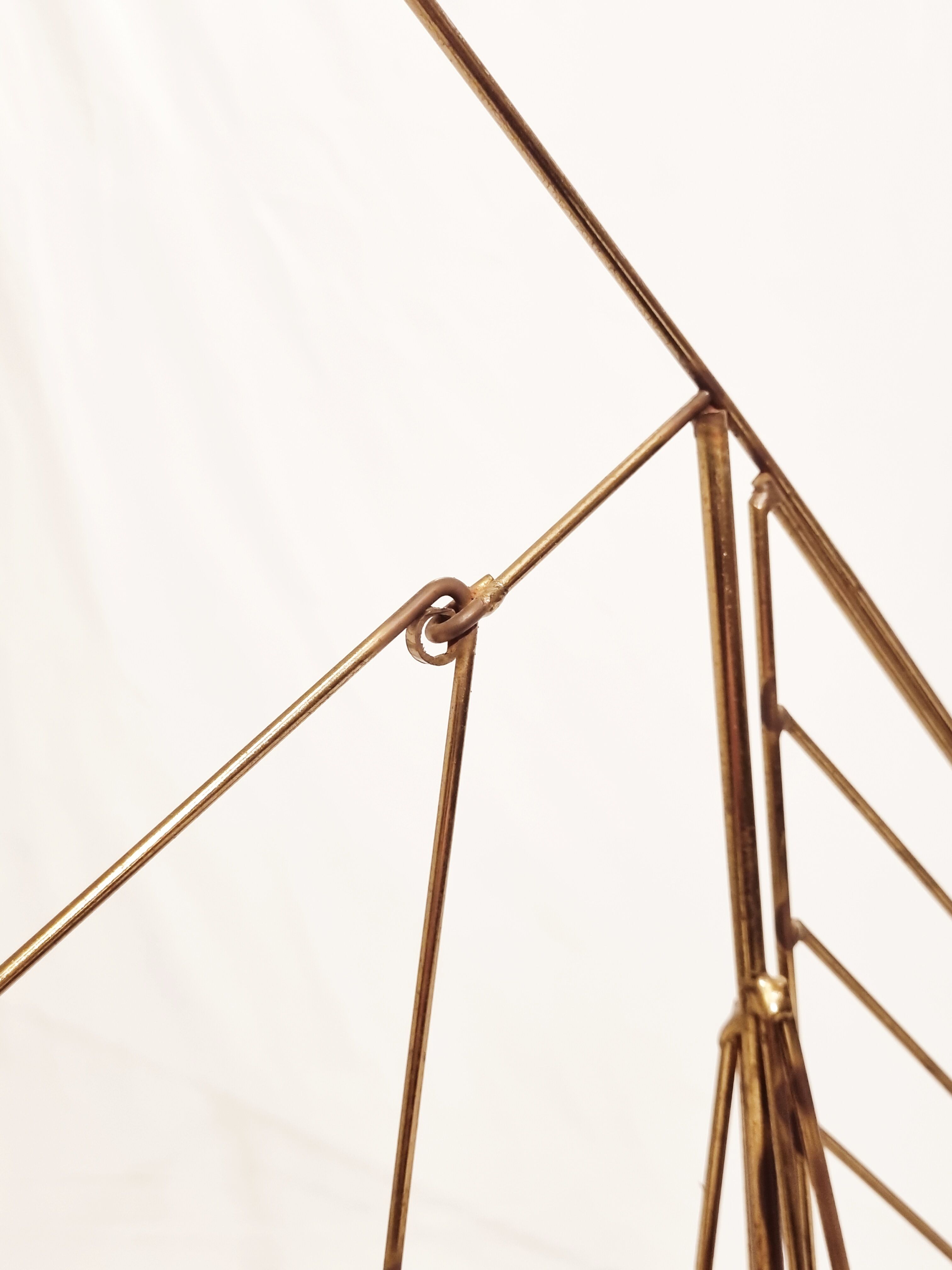 Sculptural Sailing Ship by Curtis Jeré, 1976