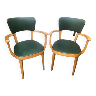 2 fauteuils années 60 baumann