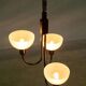 Suspension style Memphis 1960s, adjustable vintage lamp.
