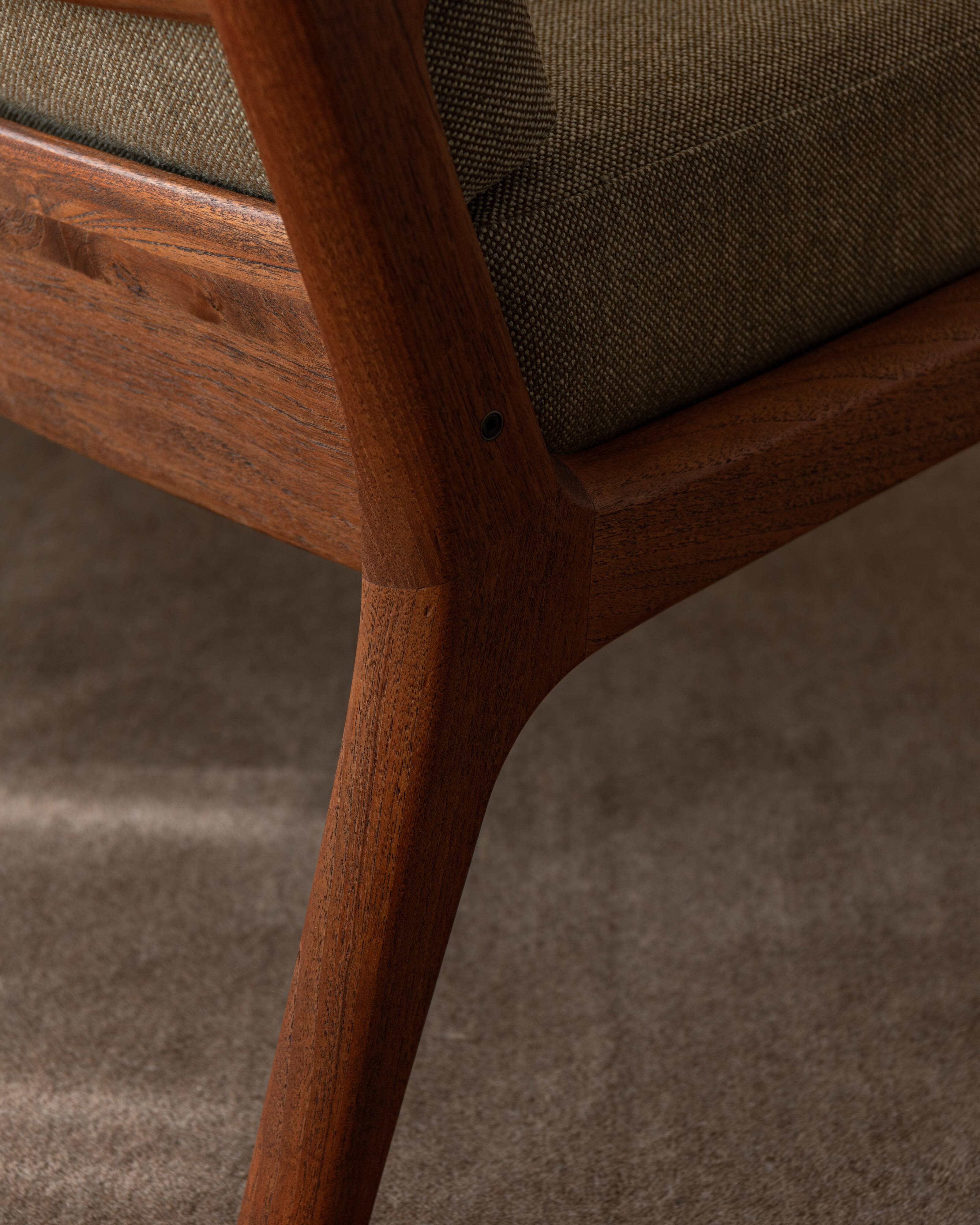 Vintage Senator Armchairs by Ole Wanscher for Cado Set of 2