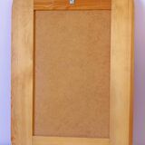 Rectangular mirror in solid pine