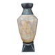 Large stoneware vase from Bouffioulx signed Losson, Hand-turned 1960