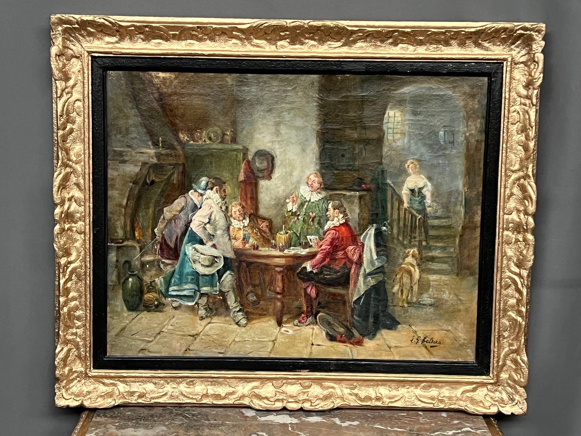 Luigi Giorgio Baldero (1840–1910) "Musketeers".