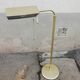 Vintage metal floor lamp painted gold