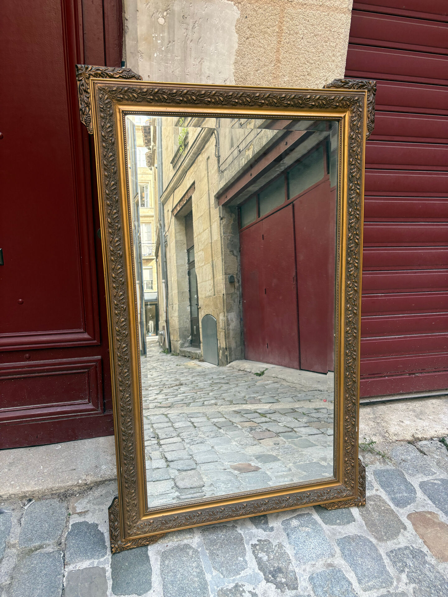 Antique gilded mirror