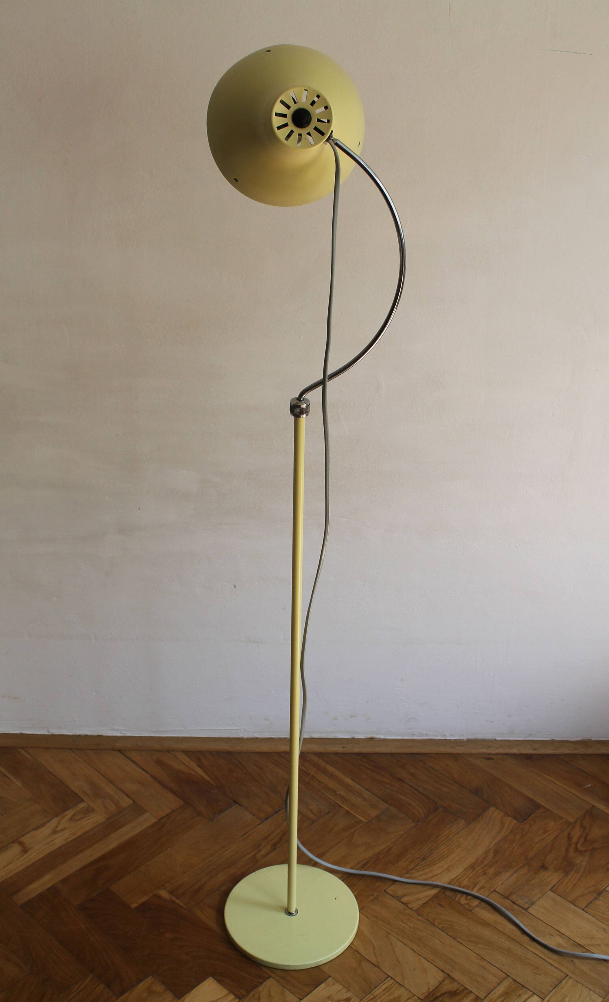 1960's Mid Century Floor Lamp by Josef Hurka