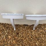 Corner console pair