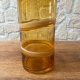Caramel blown glass vase