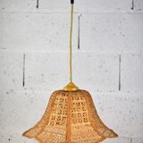 Vintage rattan pendant lamp