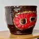 Pot de fleurs vintage ouest-allemand 887-22