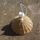 Vintage wicker pendant lamp