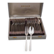 24 dessert spoons, Art Deco Ercuis