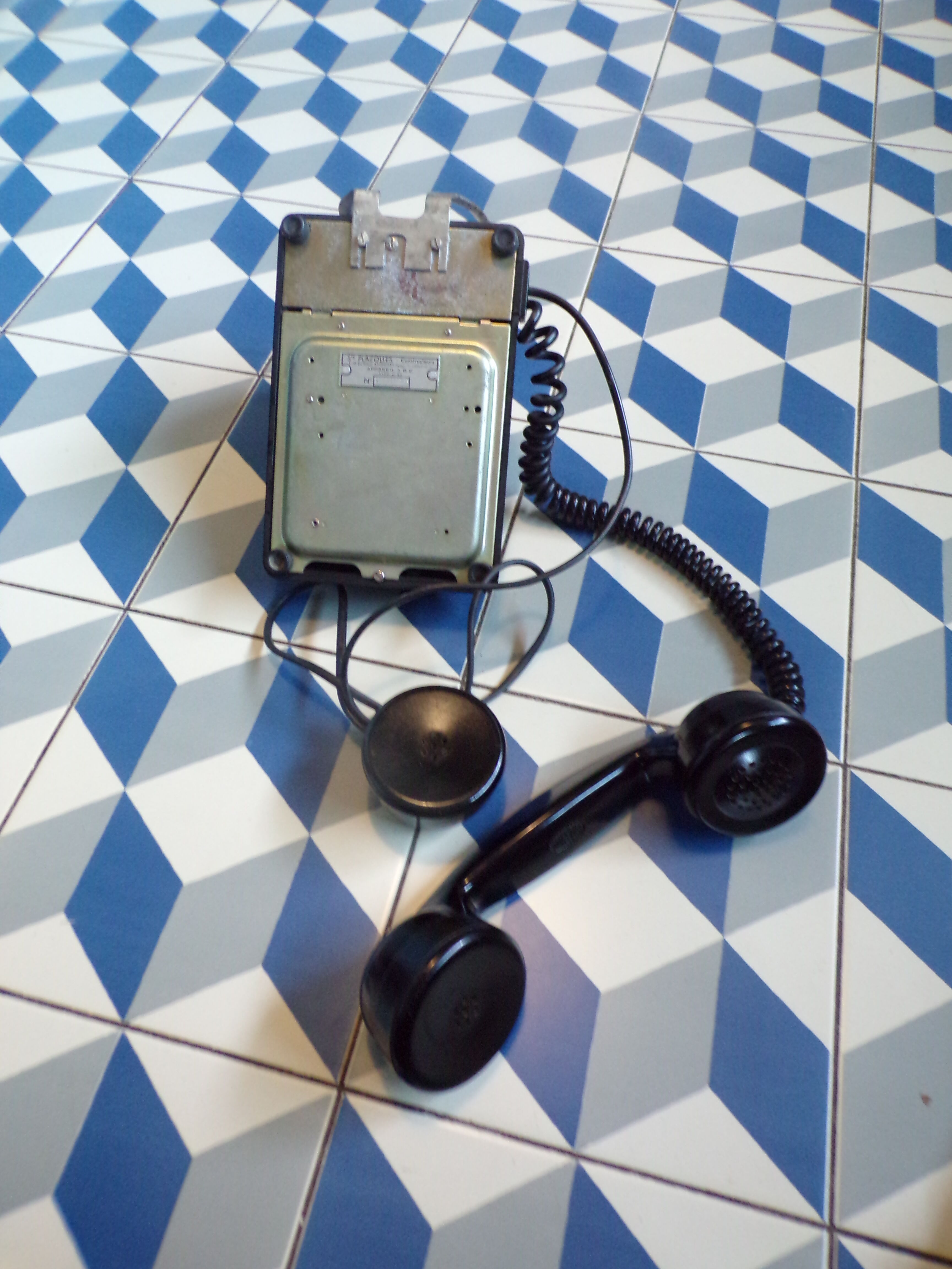 Vintage bakelite dial phone