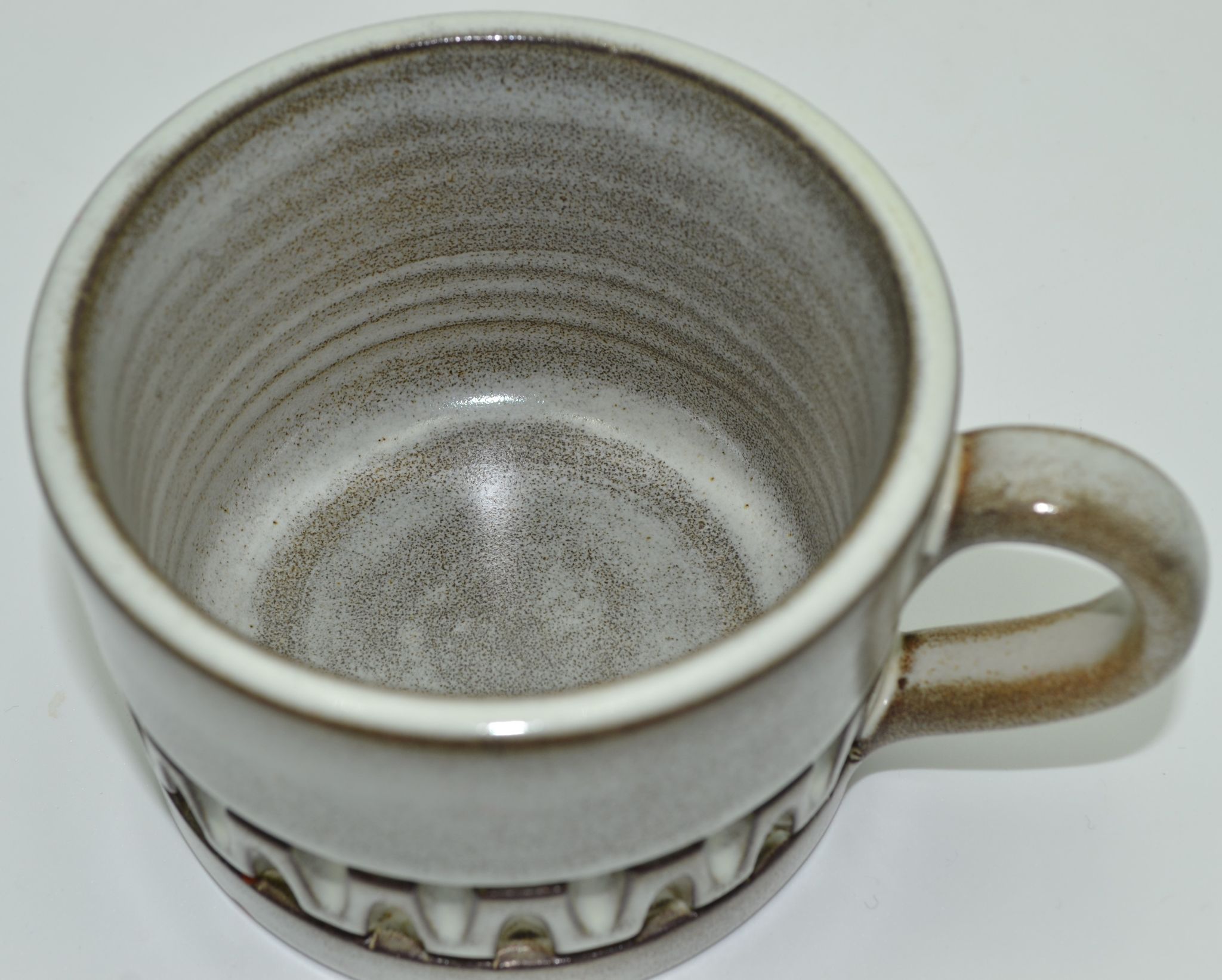 Marius and Huguette Bessone ceramic cup and saucer