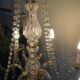Chandelier with 6 lights and pendants