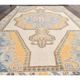 1970s Vintage Turkish Hand-Knotted Area Rug 134x221