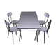 Table in formica and its 4 chairs