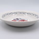 Round hollow dish décor Cannes by Digoin Sarreguemines