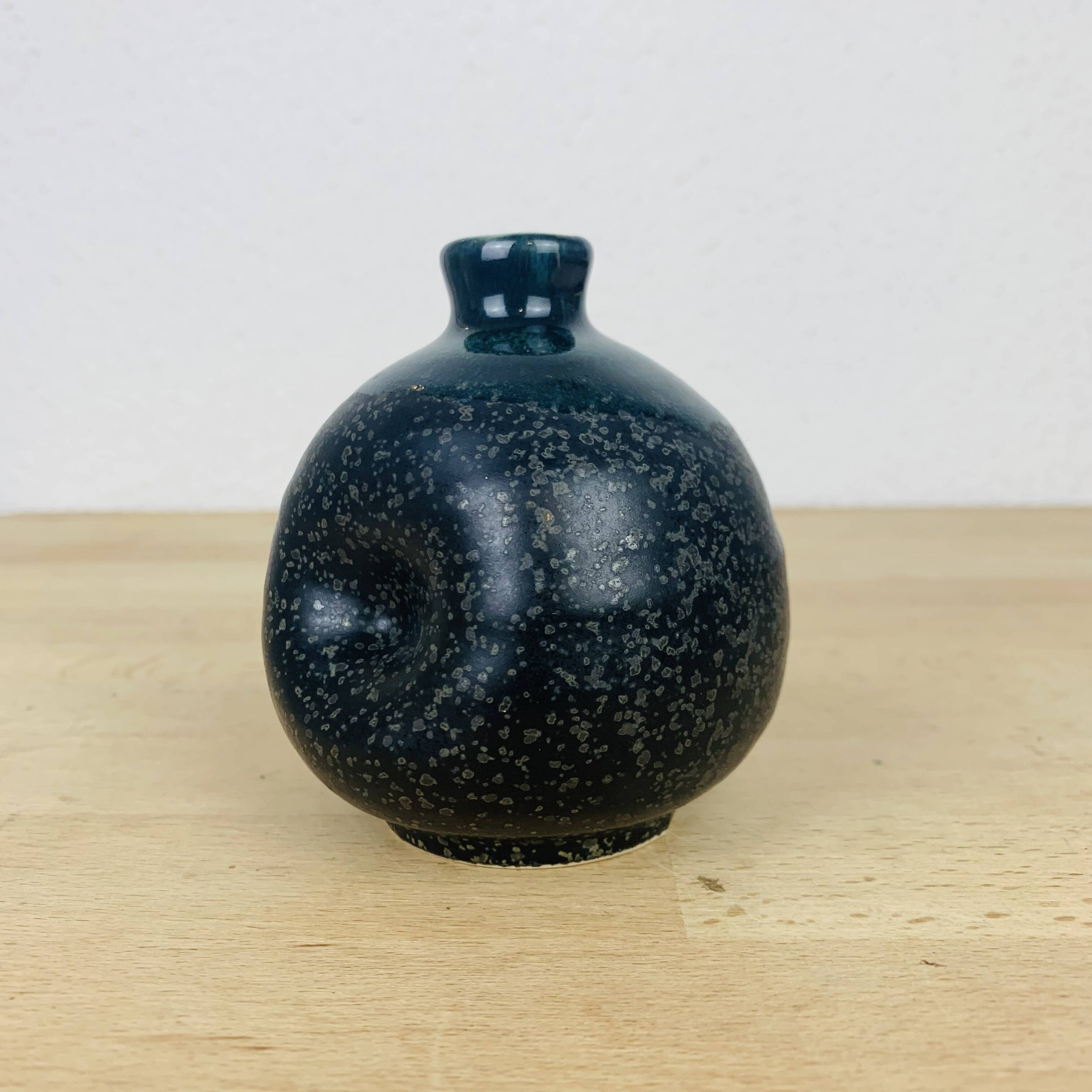 Japanese ceramic ball vase free form
