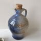 Set of liqueur bottle + 6 stoneware cups Signed Albert Breton Vézelay
