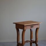 Antique Danish console, carved solid oak, lion's feet, Baroque style, 1890s.