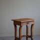 Antique Danish console, carved solid oak, lion's feet, Baroque style, 1890s.