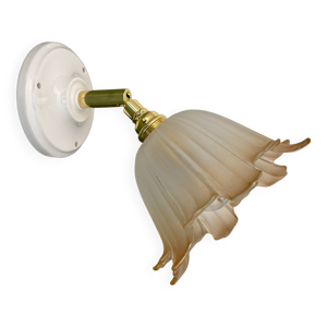 Applique tulipe vintage - brun