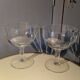 2 large ice cream bowls, dessert or otherwise, in crystal from the 1920s.